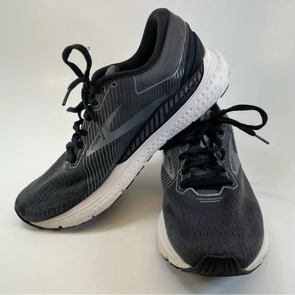 Brooks Shoes Brooks Transcend Mens Size Gray Running Shoes